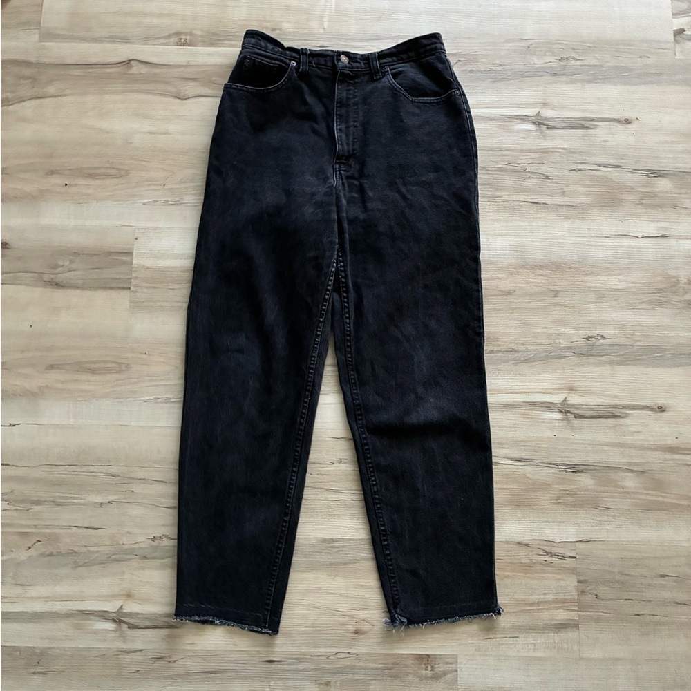Levi’s High Waist Women's Black Straight Leg Jeans - Picture 2 of 12